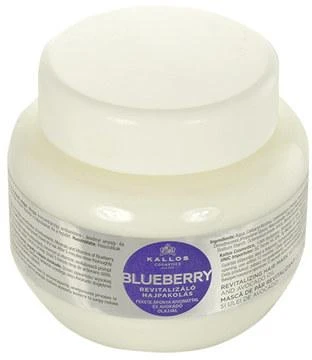 Kallos Cosmetics Blueberry Revitalizing Hair Mask atgaivinanti kaukė plaukams, 275 ml