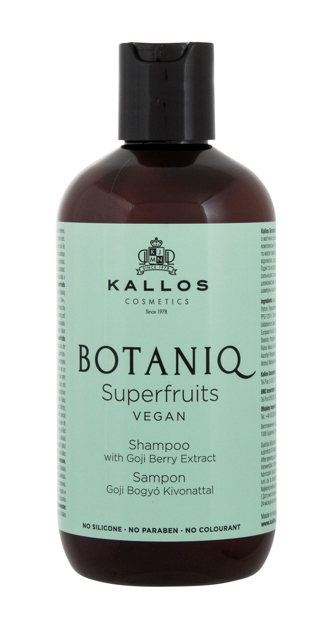 Kallos Cosmetics Botaniq Superfruits Šampūnas stiprinamasis šampūnas, 300 ml