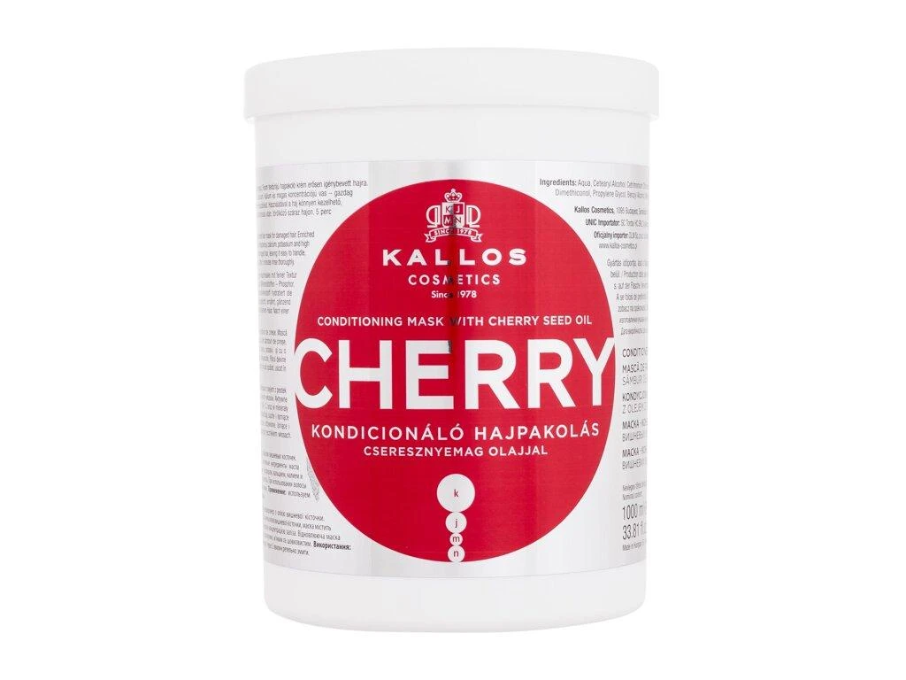 Kallos Cherry Conditioning Mask drėkinanti plaukų kaukė, 1000 ml