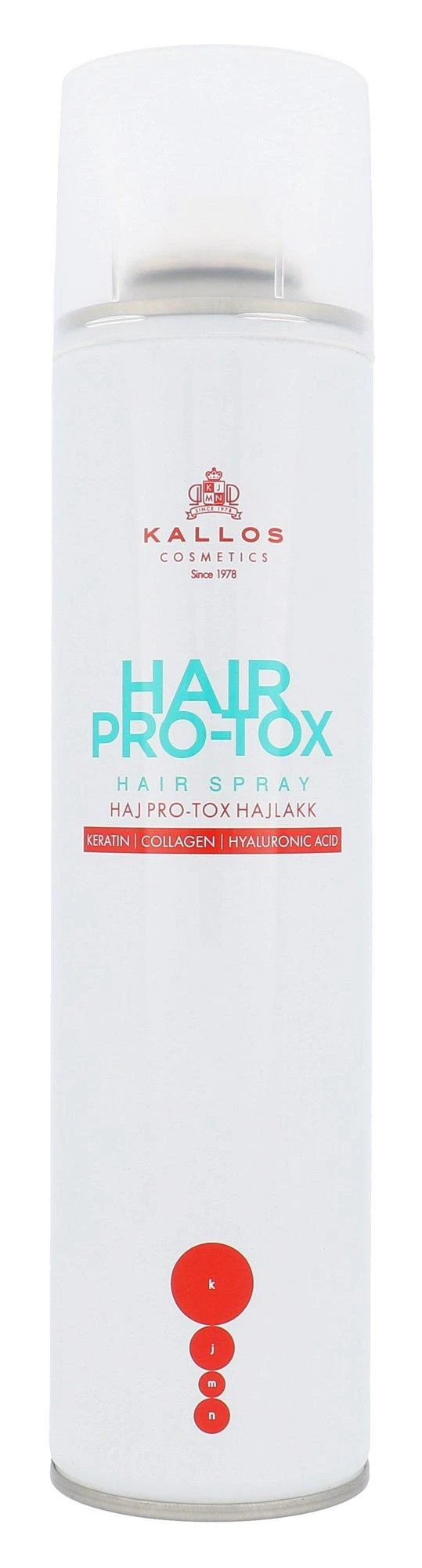 Plaukų lakas Kallos Hair Pro-Tox Plaukų lakas 400ml