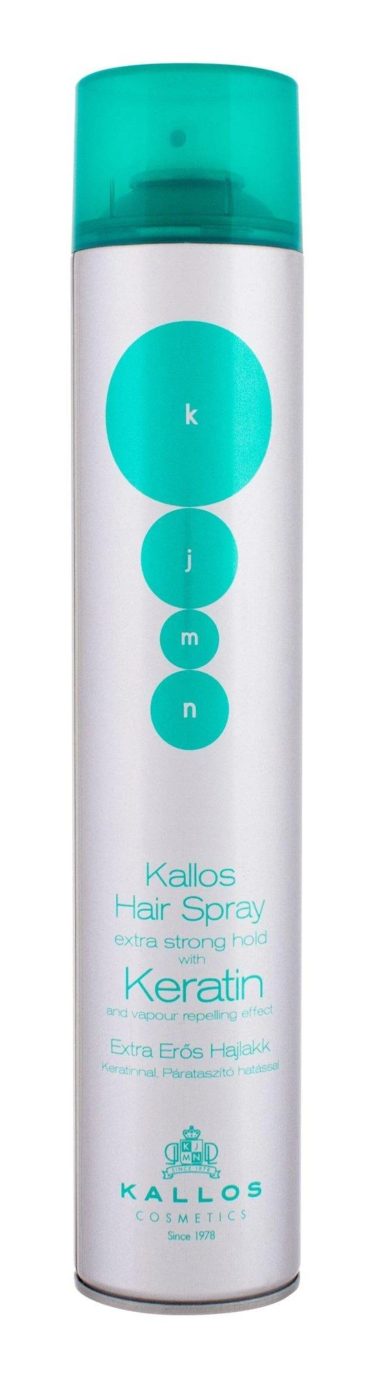 Kallos Cosmetics Keratin Plaukų lakas plaukų lakas, 750 ml