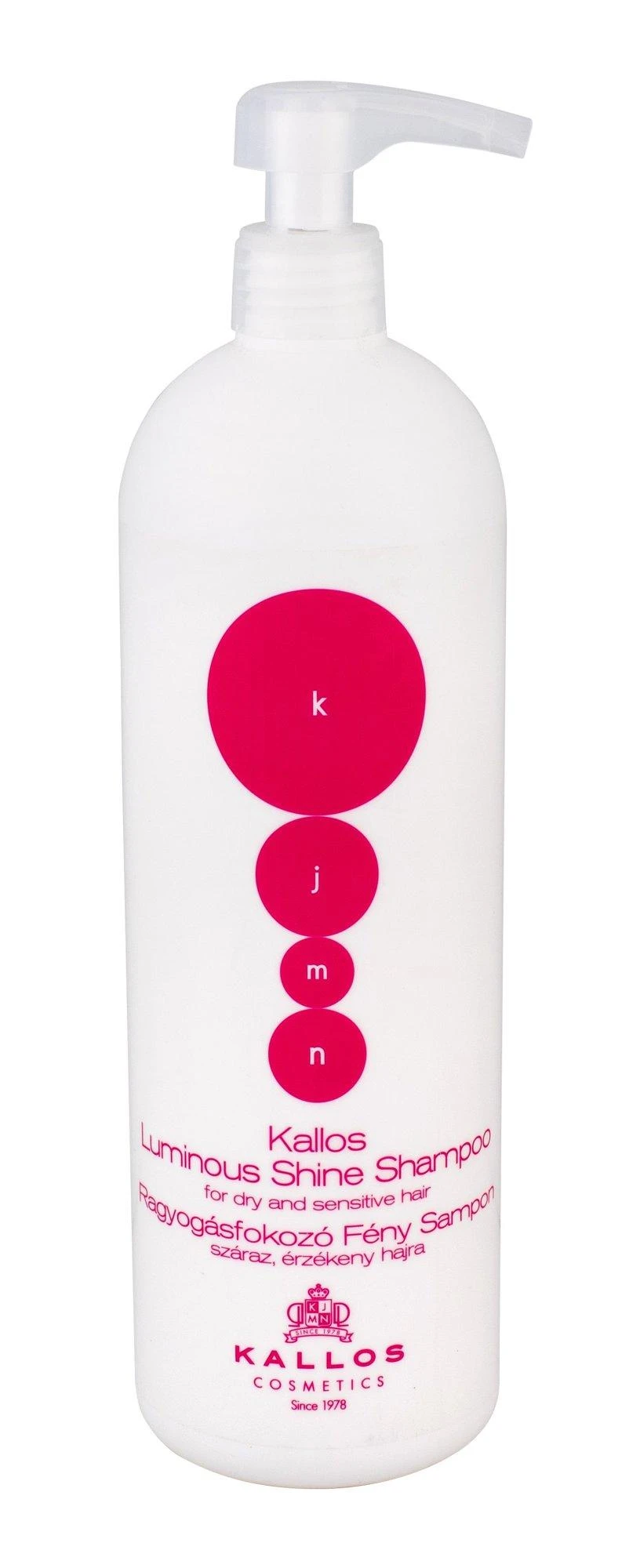 Kallos Cosmetics KJMN Luminous Shine Šampūnas šampūnas, 1000 ml