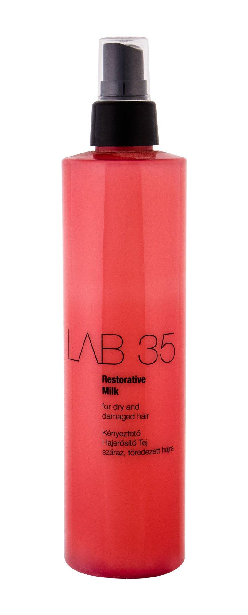 Kallos Cosmetics Lab 35 Restorative Milk atkuriamasis pienelis sausiems ir pažeistiems plaukams, 300 ml