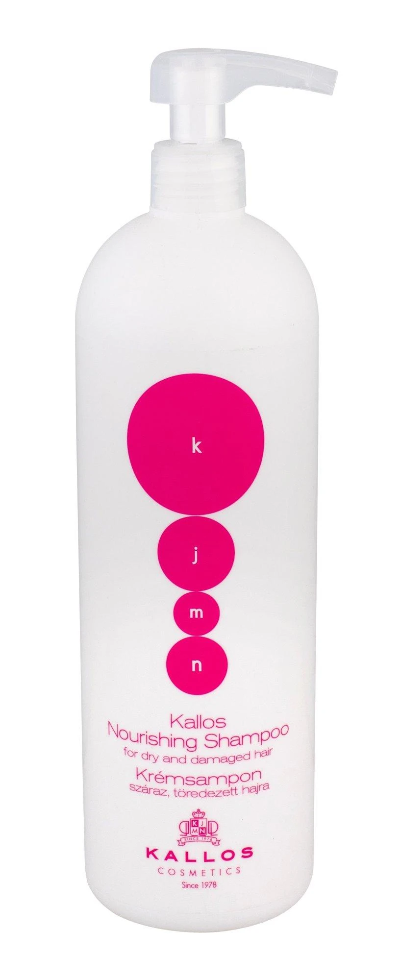 Kallos Cosmetics KJMN maitininantis Šampūnas maitinamasis šampūnas, 1000 ml