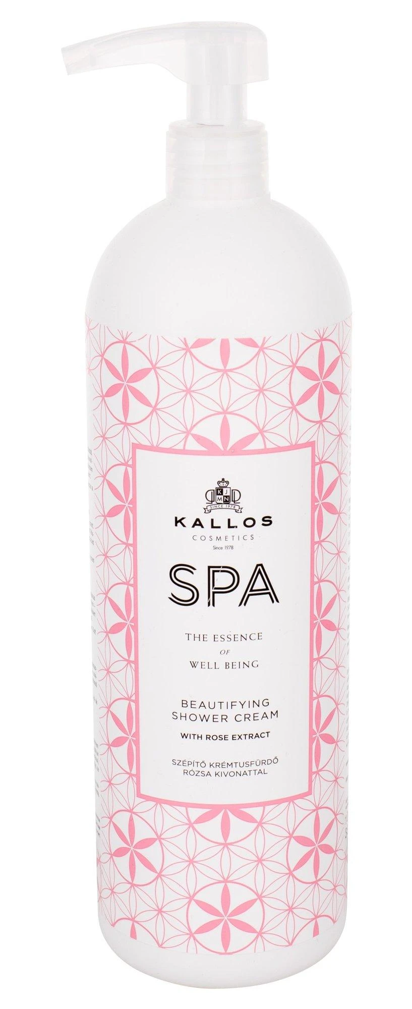 Dušo kremas su rožių ekstraktu Kallos SPA Beautifying Shower Kreminis 1000ml