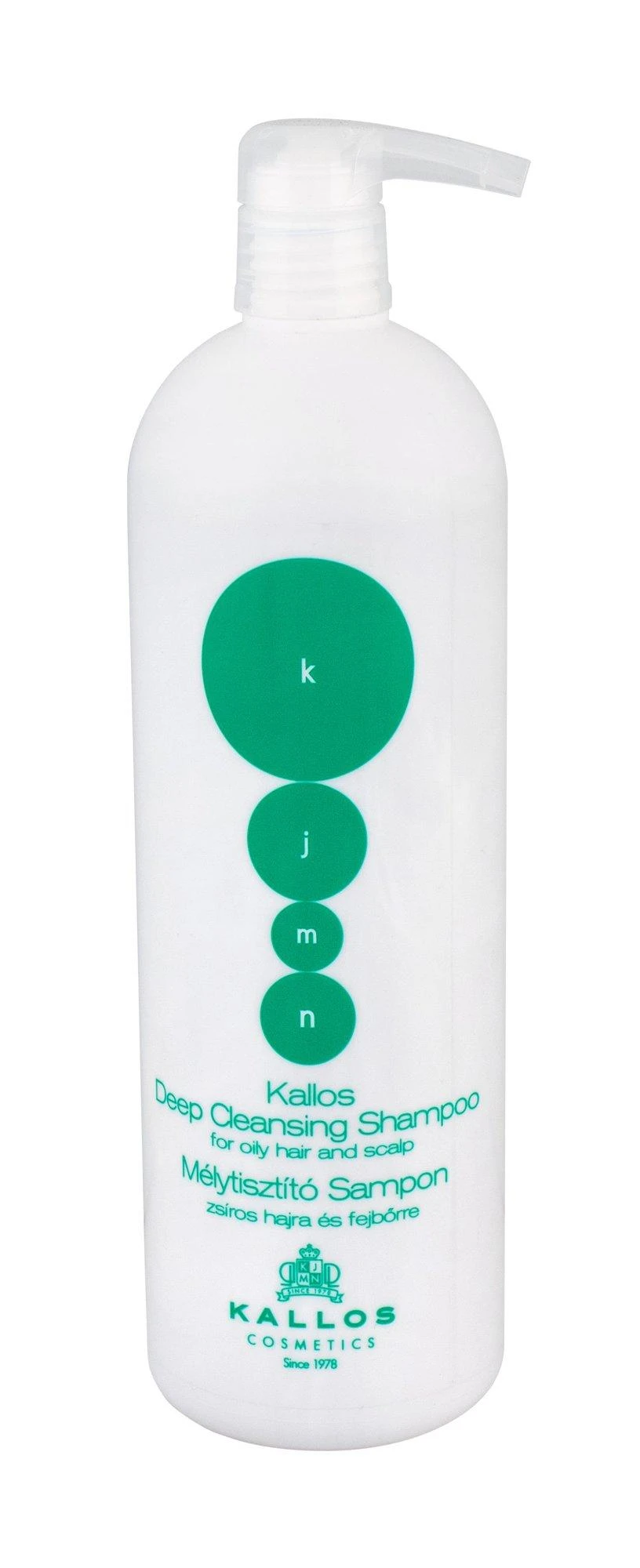 Kallos Cosmetics KJMN Deep Cleansing Šampūnas giliai valantis šampūnas, 1000 ml