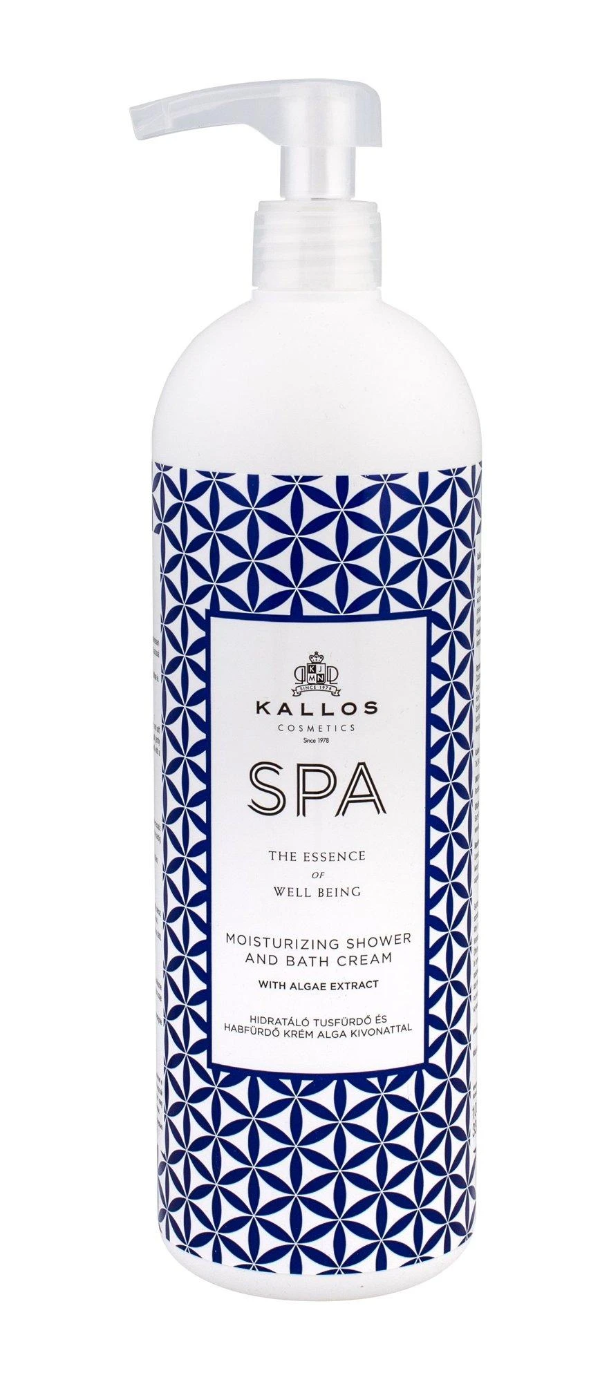 Dušo kremas Kallos SPA Moisturizing Shower and Bath Kreminis 1000ml