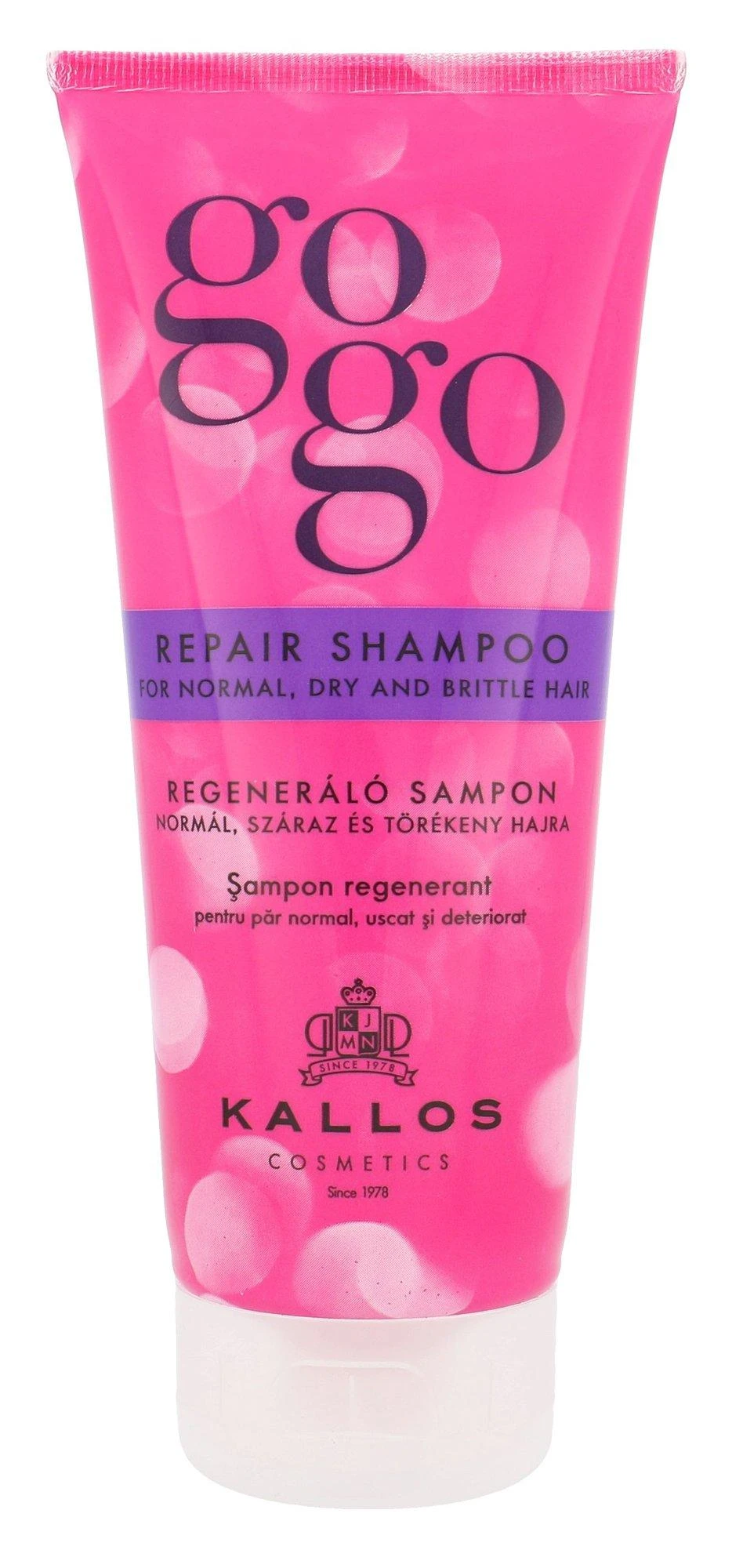 Kallos Cosmetics Gogo Repair Šampūnas šampūnas, 200 ml