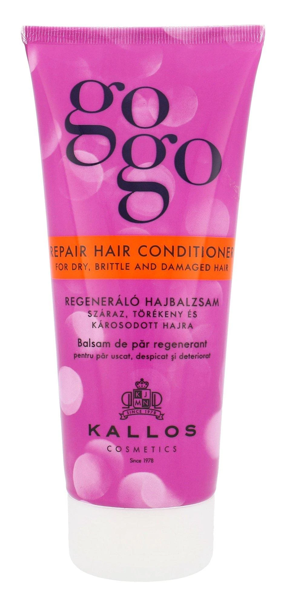 Kallos Cosmetics Gogo Repair Hair Conditioner atstatomasis kondicionierius, 200 ml