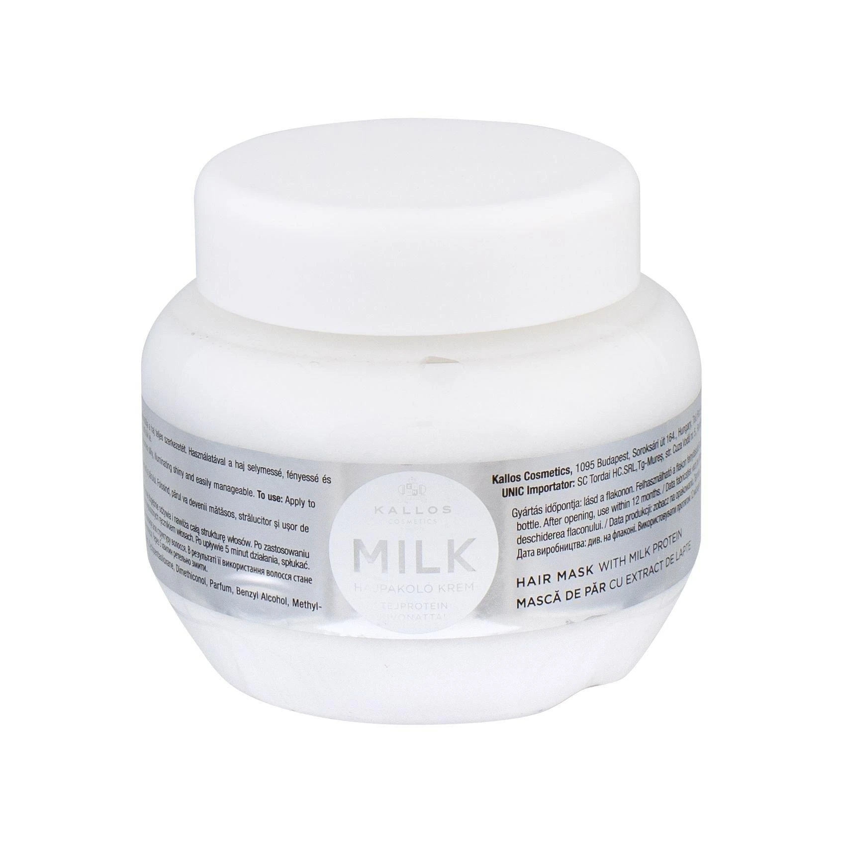 Drėkinanti kaukė plaukams Kallos MILK Hair Mask 275 ml