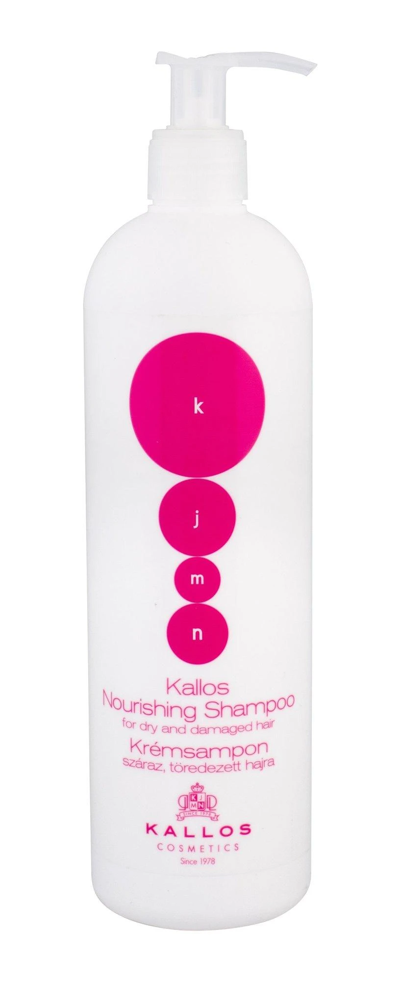 Kallos Cosmetics KJMN maitininantis Šampūnas maitinamasis šampūnas, 500 ml