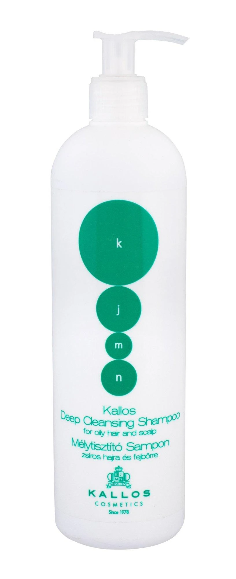 Kallos Cosmetics KJMN Deep Cleansing Šampūnas giliai valantis šampūnas, 500 ml