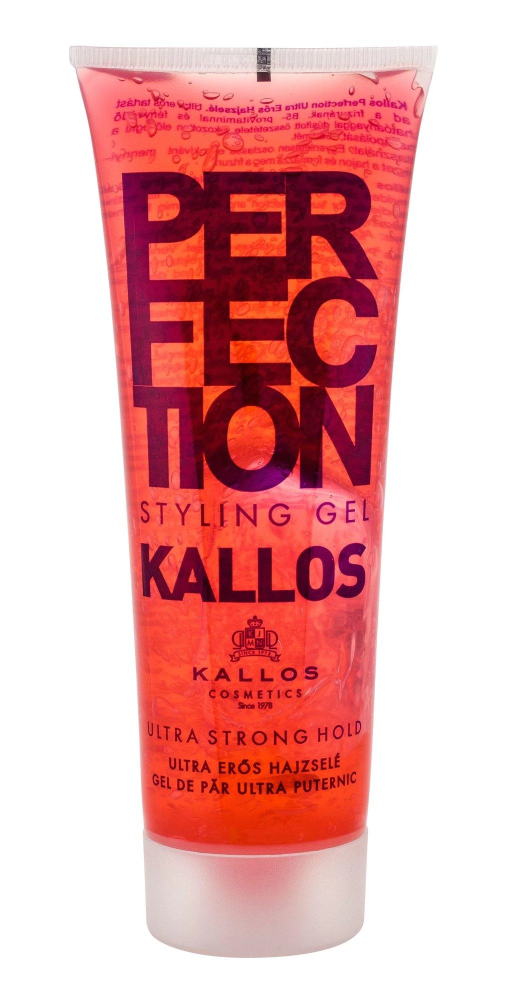 Kallos Cosmetics Perfection Ultra Strong Hair Gel plaukų gelis, 250 ml
