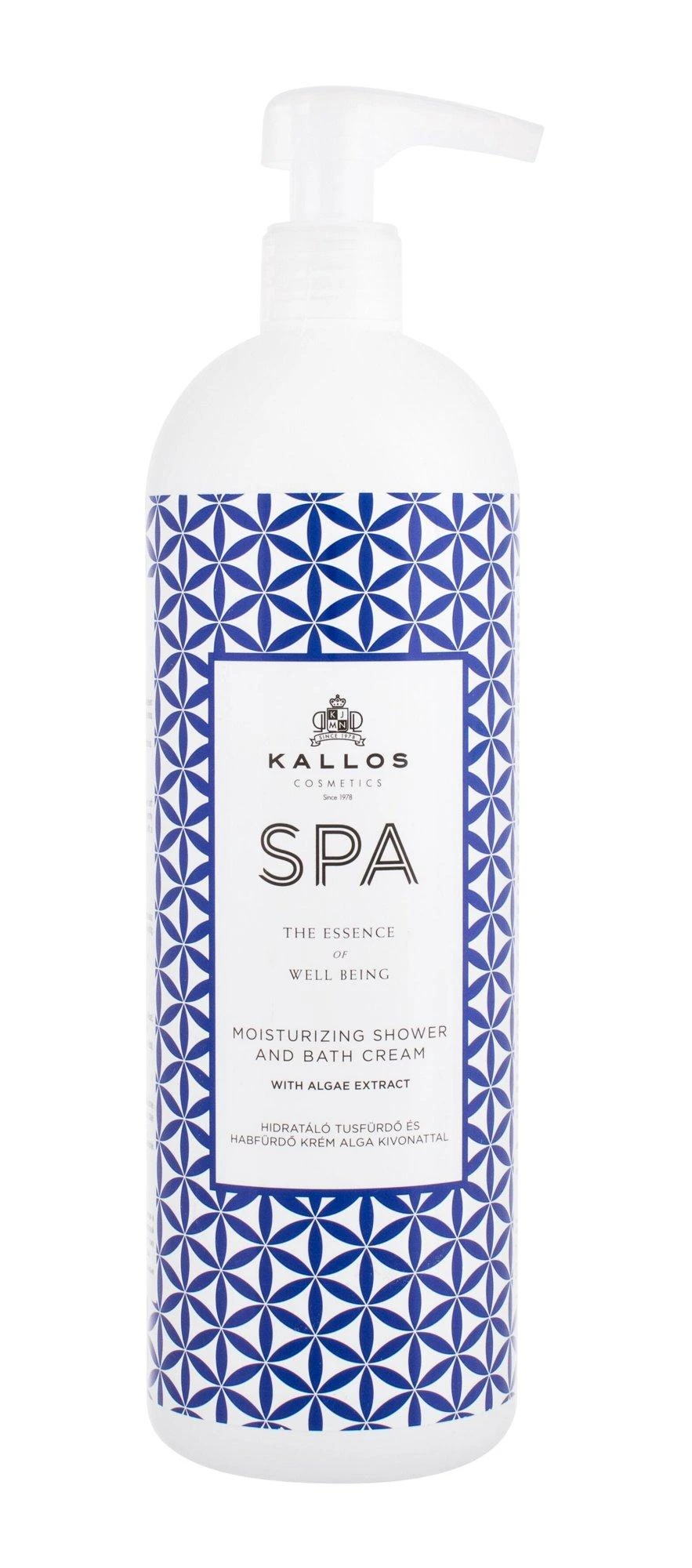 Dušo kremas Kallos SPA Moisturizing Shower and Bath Kreminis 1000ml