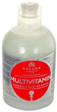 Šampūnas stiprinantis sausus plaukus Kallos MULTIVITAMIN Šampūnas 1000 ml