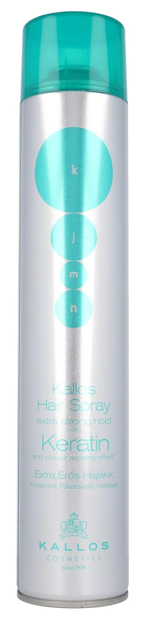 Kallos Cosmetics Keratin Plaukų lakas plaukų lakas, 750 ml