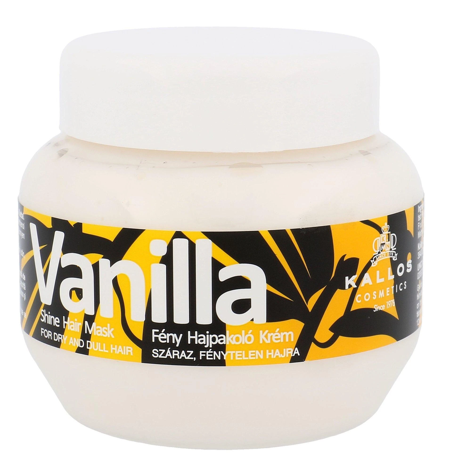Kallos Cosmetics Vanilla Hair Mask plaukų kaukė, 275 ml