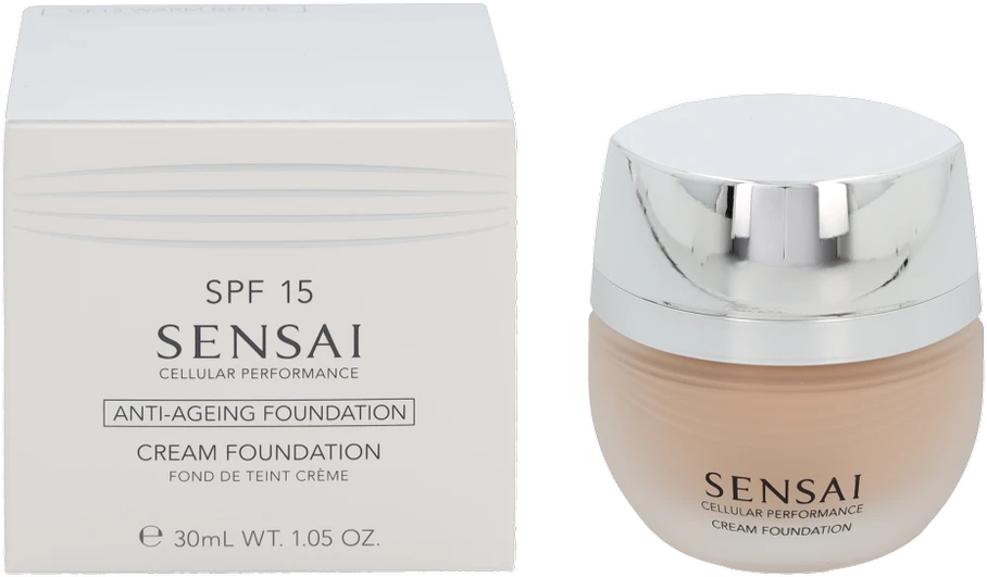 makiažo pagrindas Sensai Cellular Performance Kreminis Foundation CF13 Warm rusvai gelsvas 30ml