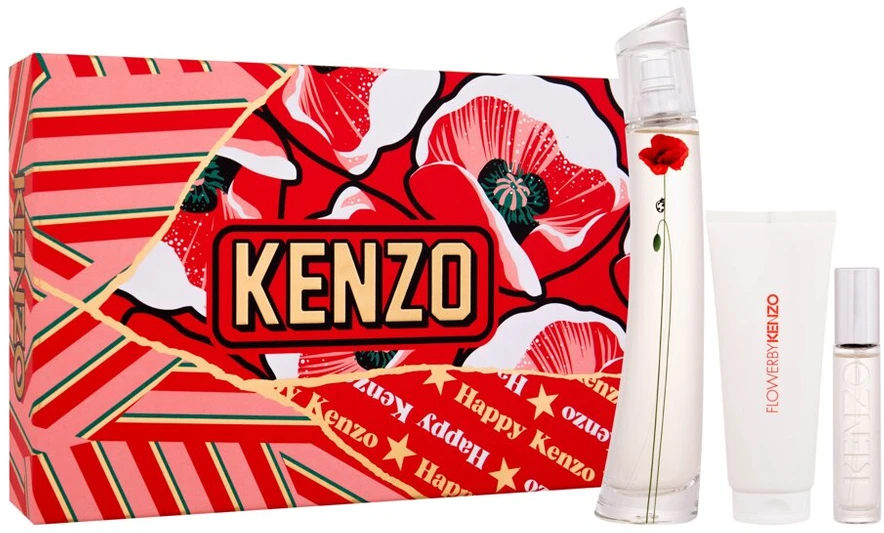 Set Kenzo: La Recolte Parisienne Eau De Parfum For Women, 75 ml + La Recolte Parisienne Eau De Parfum For Women, 10 ml + La Recolte Parisienne Hydrating Losjonas kūnui, 75 ml