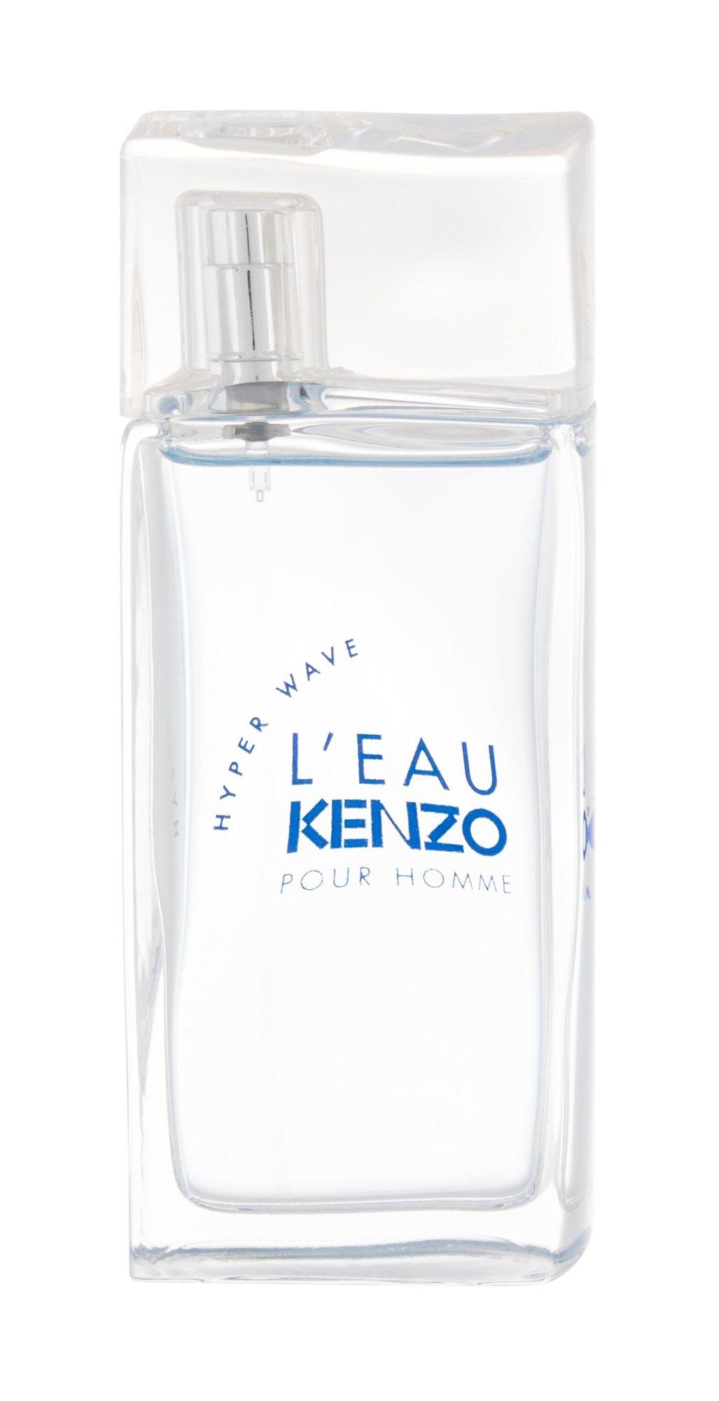 KENZO L´Eau Kenzo Pour Homme Hyper Wave EDT tualetinis vanduo vyrams, 50 ml