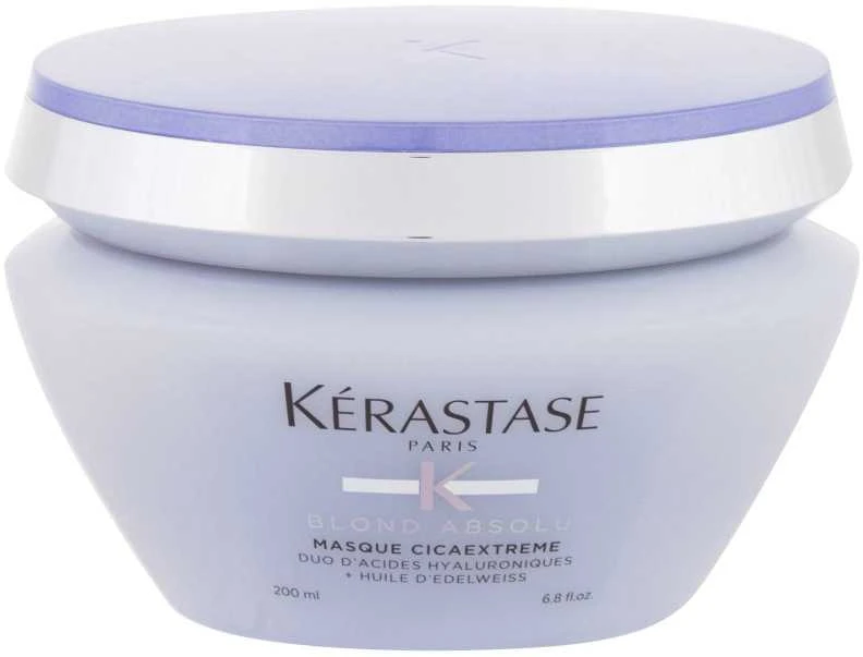 Kérastase Blond Absolu Cicaextreme drėkinati ir atsatanti kaukė šviesiems plaukams, 200 ml