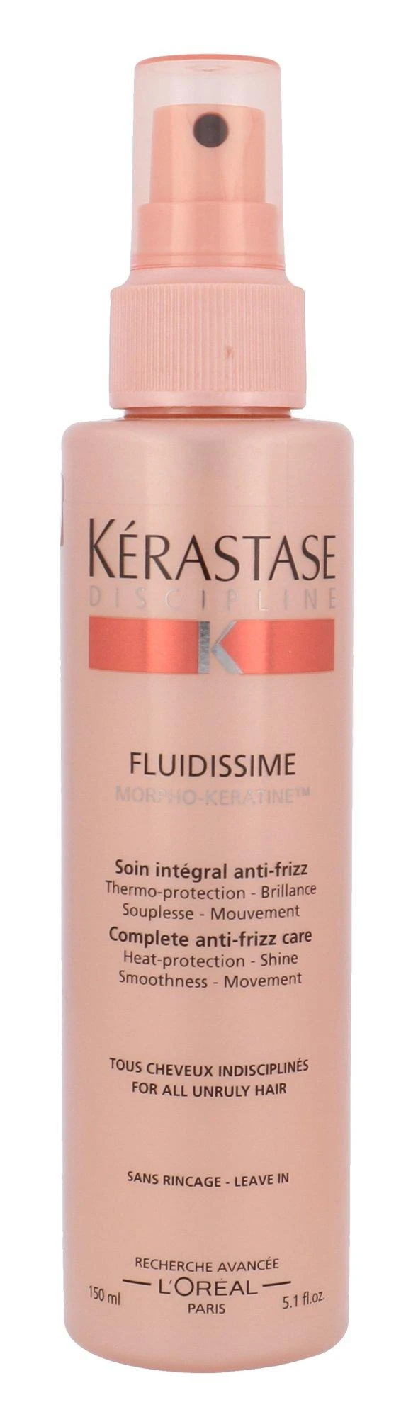 Nepaklusnių plaukų, apsauganti nuo karščio priemonė Kerastase Discipline Fluidissime Purškiklis 150 ml