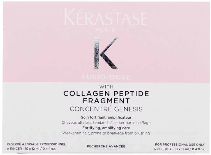 Kérastase Fusio-Dose stiprinamoji pakuotė su kolageno peptidais