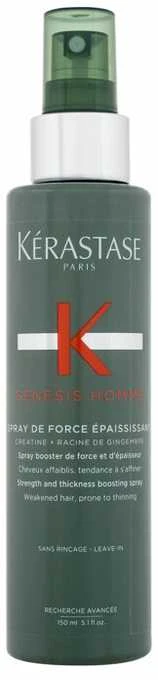Kérastase Genesis Homme stiprumą ir tankumą didinantis purškiklis nenuplaunamas plaukų priežiūros priemones vyrams, 150 ml