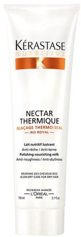 Kerastase Nutritive Nectar Thermique Beautifying Smoothing and Smoothing Blow Dry Milk - Terminis apsauginis pienas nuo slinkimo sausiems plaukams - 0 ml