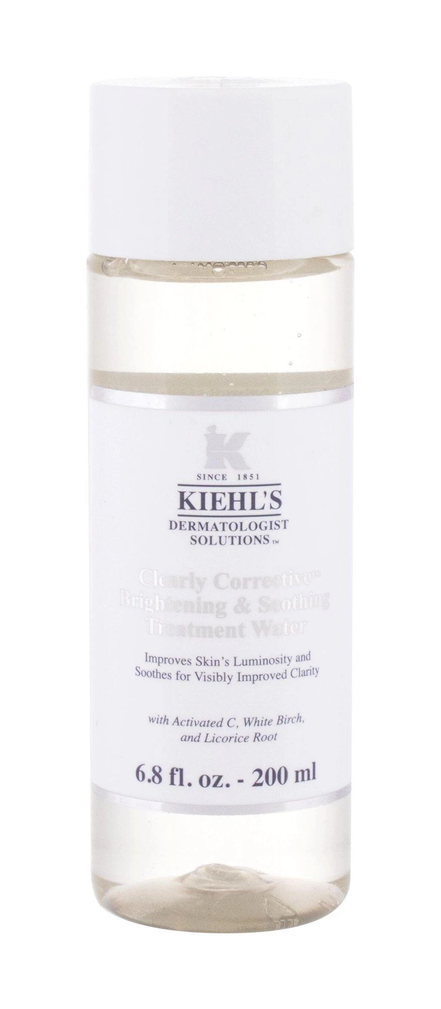 Kiehl's Kiehl´s Clearly Corrective Brightening & Soothening Treatment Vanduo šviesinantis ir raminantis vanduo visų tipų odai, 200 ml