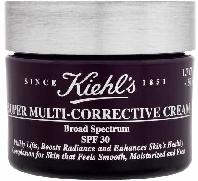 Kiehl´s Kiehl's Super Multi-Corrective Kreminis SPF 30 stipraus poveikio veido ir kaklo kremas nuo raukšlių, 50 ml
