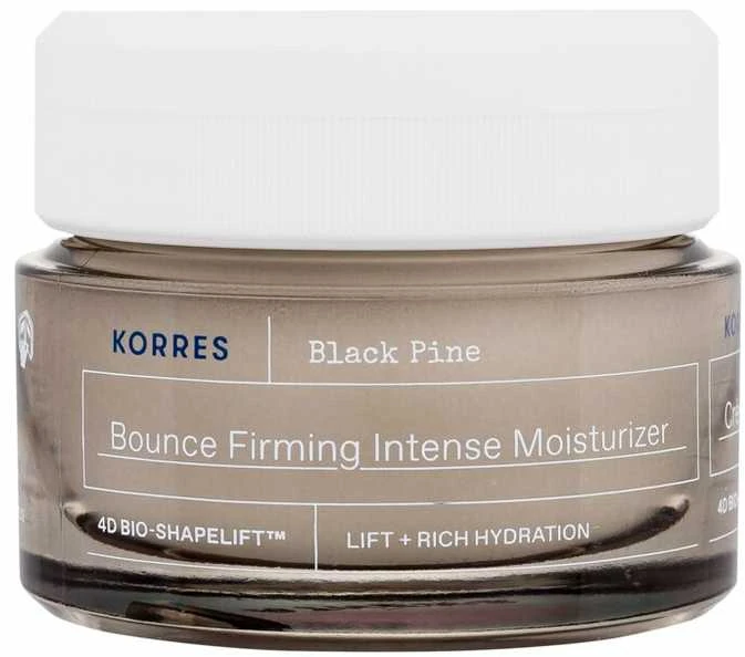 Korres Juodas Pine Bounce Firming Intense Moisturizer Day Kreminis