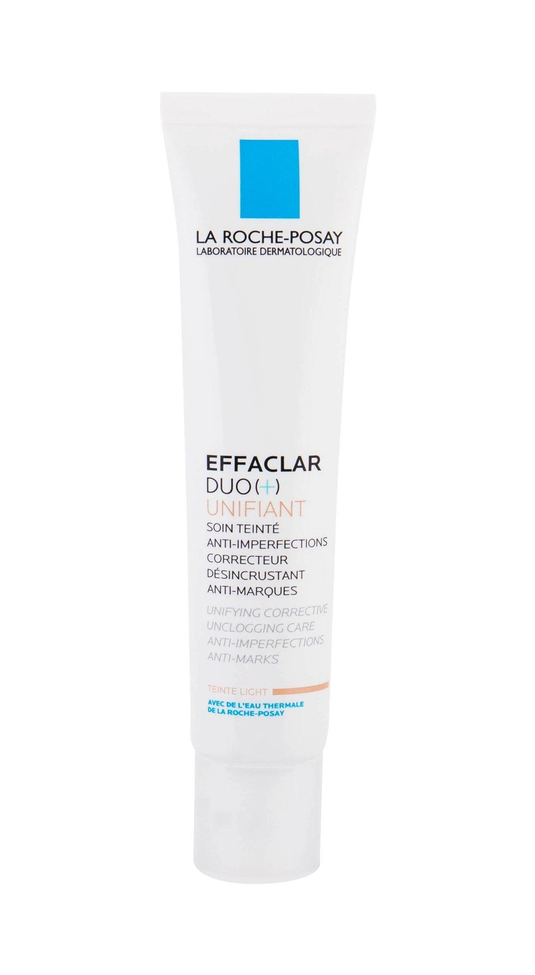 La Roche Posay Effaclar Duo(+) Unifiant odos atspalvį koreguojantis kremas su atspalviu, atspalvis: Light, 40 ml