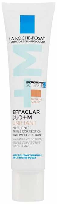 La Roche-Posay Effaclar Duo+ M Unifiant lengvos tekstūros itin intensyviai drėkinantis kremas su atspalviu, atspalvis: Medium, 40 ml