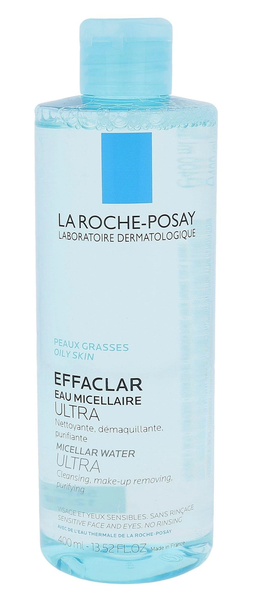 La Roche Posay Effaclar Micellar Vanduo Ultra For Oily Skin micelinis vanduo riebiai odai, 400 ml