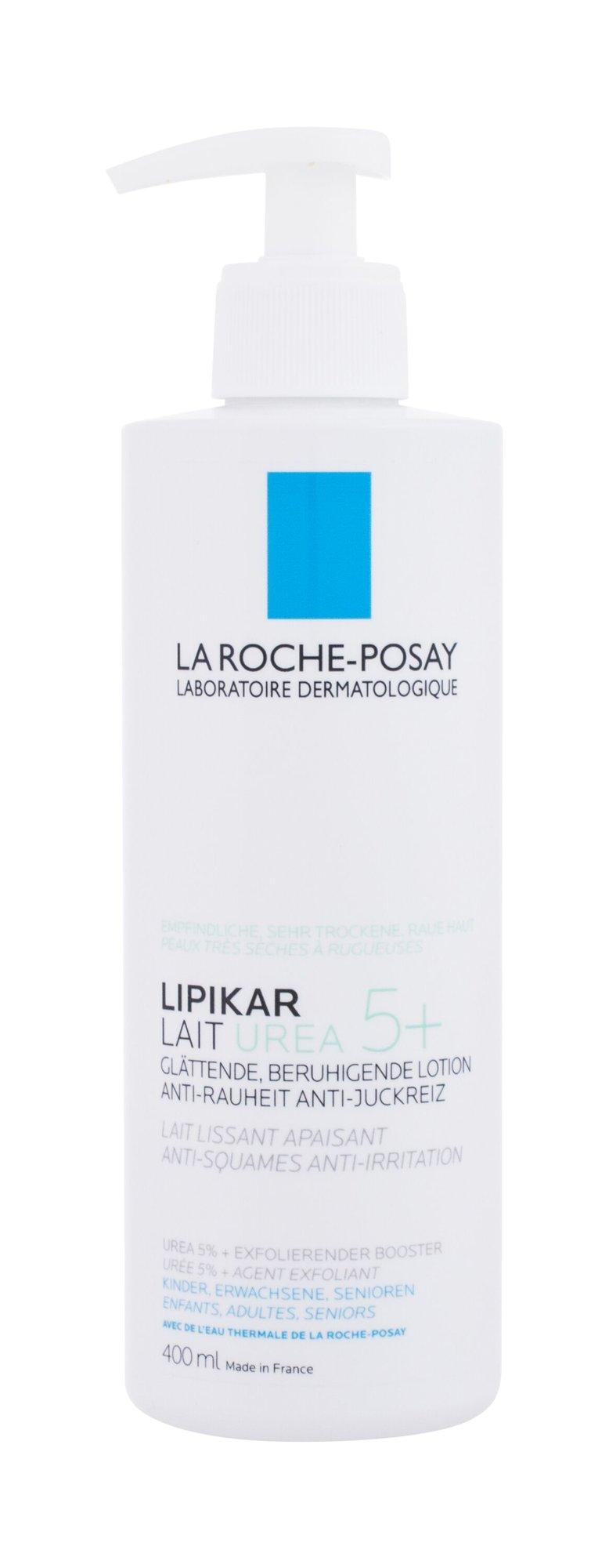 La Roche-Posay LRP Lipikar Lait Urea 5+ švelninamasis raminamasis losjonas, 400 ml