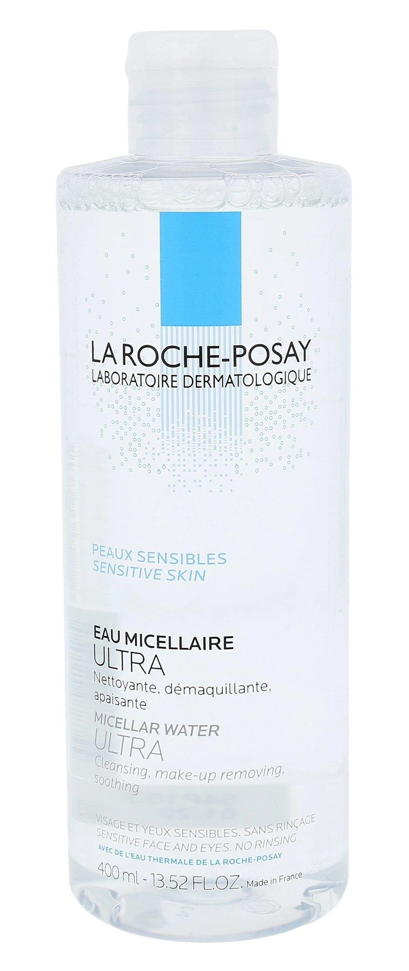 La Roche-Posay Micellar Vanduo Ultra Sensitive Skin micelinis vanduo jautriai odai, 400 ml