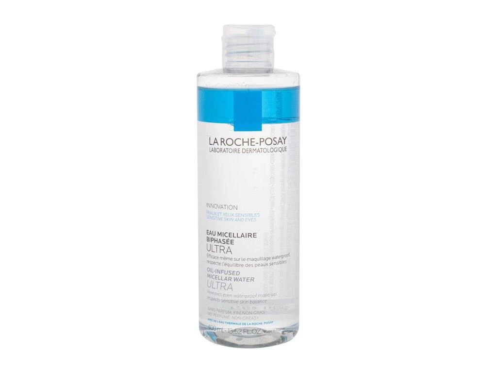 La Roche Posay Ultra Sensitive Skin Two-Phase Micellar Vanduo dvifazis makiažo valiklis, 400 ml