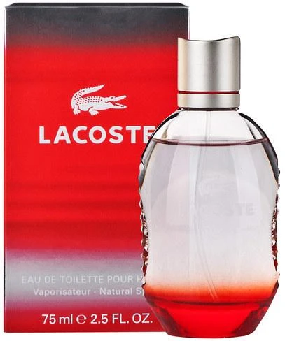 Lacoste Raudona EDT tualetinis vanduo vyrams, 125 ml