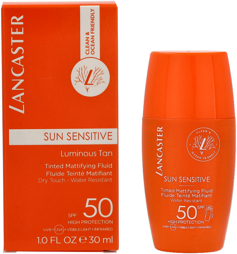 "Lancaster Sun Sensitive Luminous" įdegio skystis Spf50 30ml