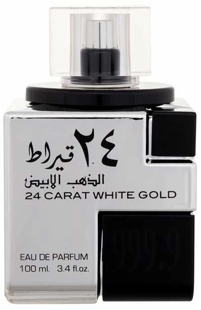 Unisex kvepalai Lattafa 24 Carat White Gold EDP, 100 ml