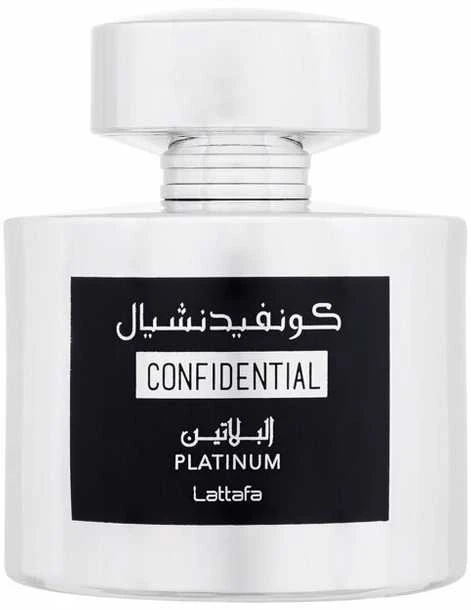 Unisex kvepalai Lattafa Confidential Platinum EDP, 100 ml