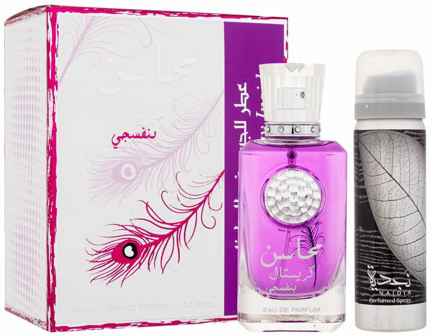 Lattafa Mahasin Crystal Violet EDP parfumuotas vanduo moterims, 100 ml