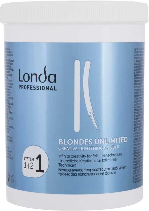 Londa Professional Blondes Unlimited Creative šviesinanti pudra plaukų spalva moterims, 400g