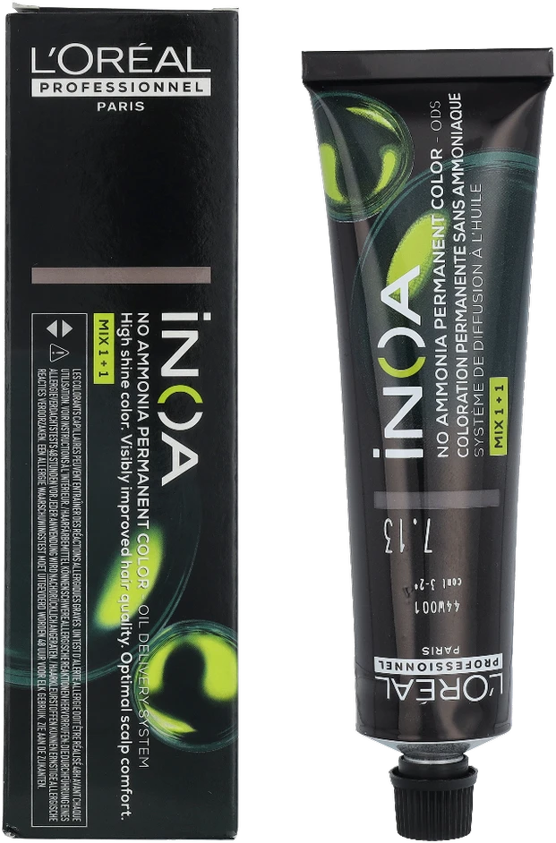 L‘Oreal Professionnel iNOA plaukų dažai | spalva: 7.13 - Beige Blonde, 60 ml