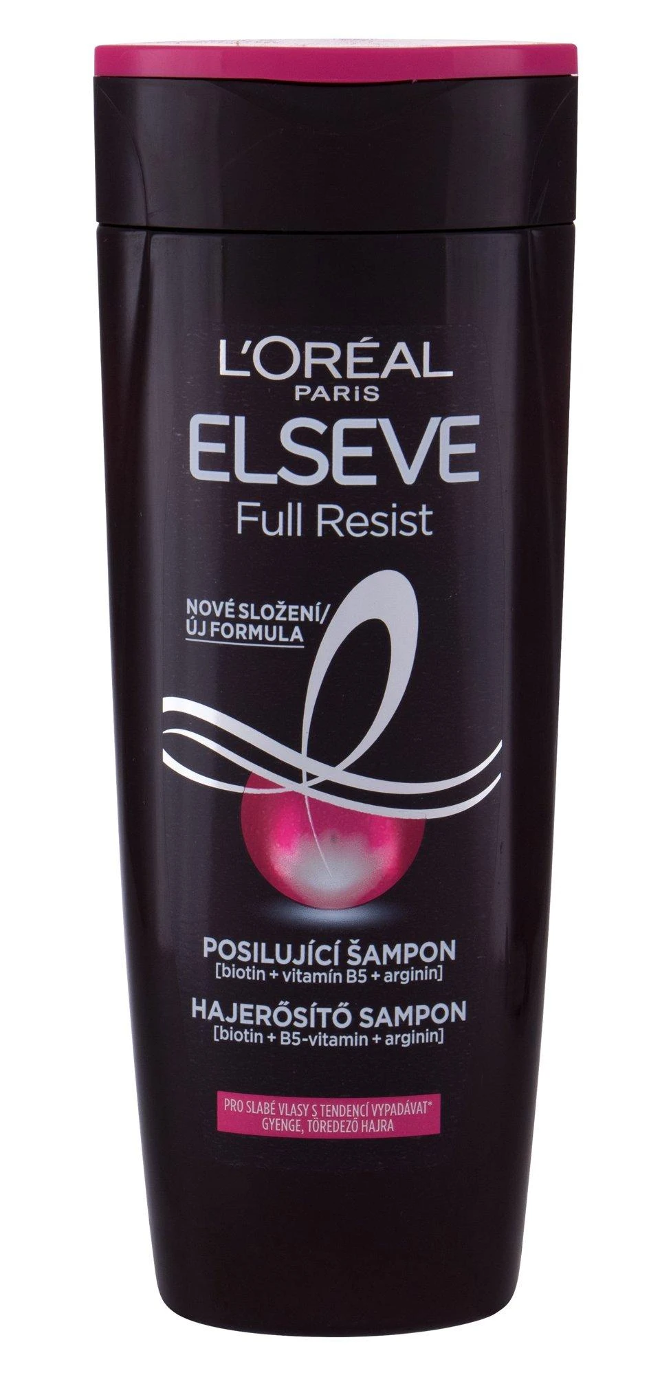 L'Oréal Paris Elseve Full Resist Aminexil Strengthening Šampūnas Šampūnas moterims, 400 ml
