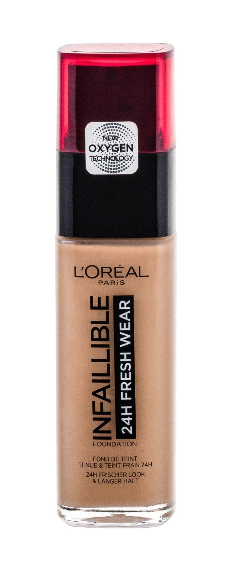 L’Oréal Paris Make-Up Designer Ineutralfaillible Founeutraldationeutral 300 Ambre/Amber Buteliukas su pompa Skystis
