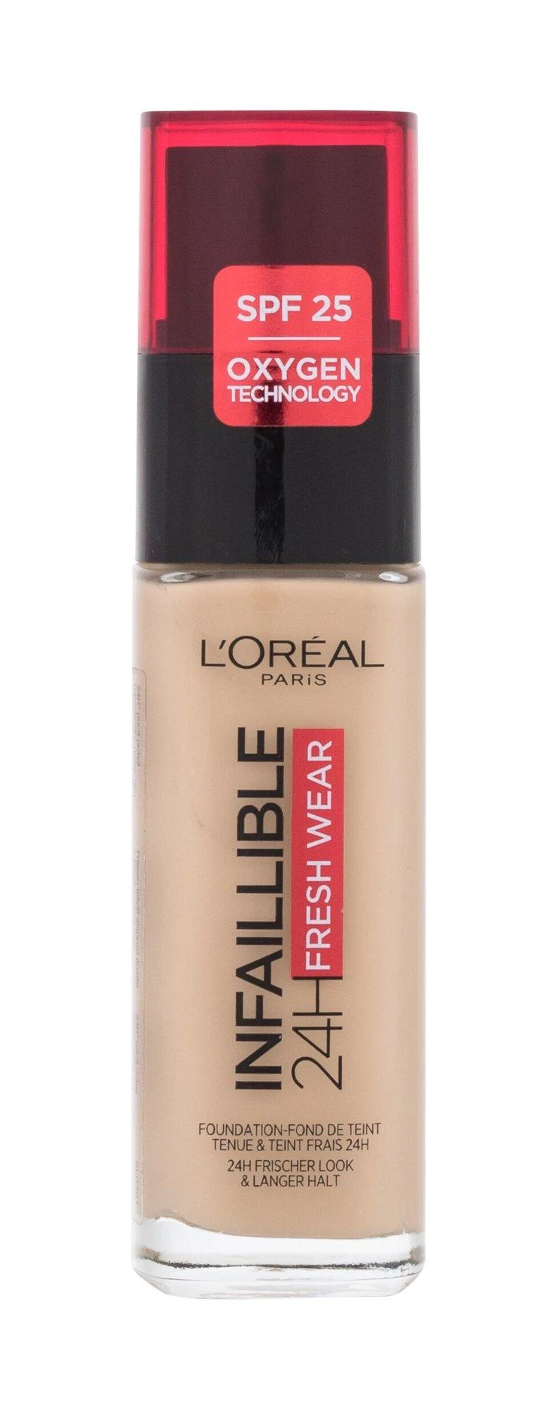 L'Oreal L´Oréal Paris Infaillible 24H Fresh Wear makiažo pagrindas 30 ml (100 Linen)