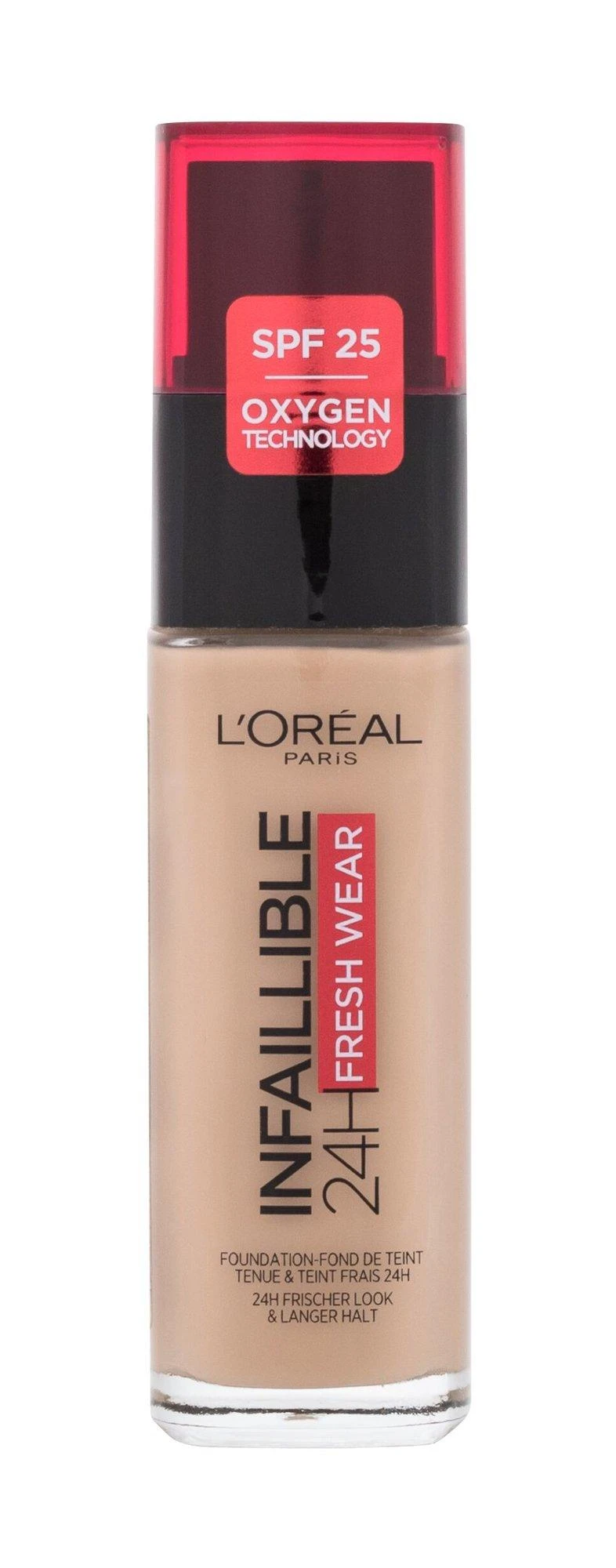 L´Oréal Paris Infaillible 24H Fresh Wear makiažo pagrindas 30 ml (145 Rose Beige)