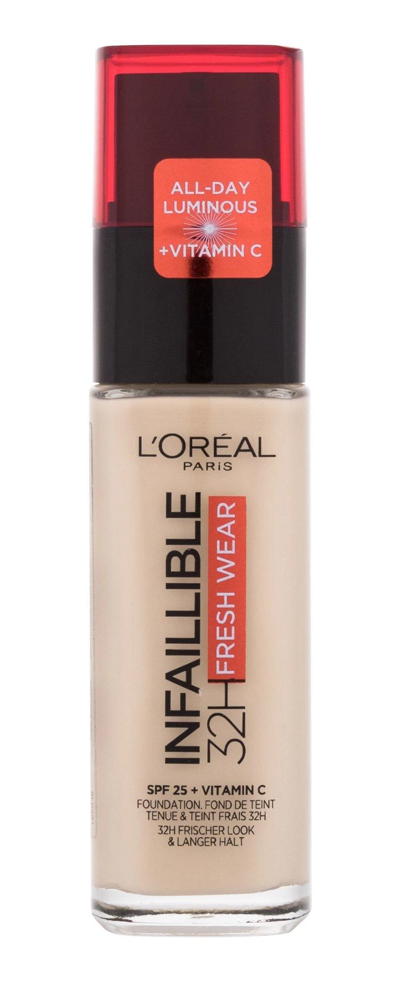 L´Oréal Paris Infaillible 24H Fresh Wear makiažo pagrindas 30 ml (015 Porcelain)